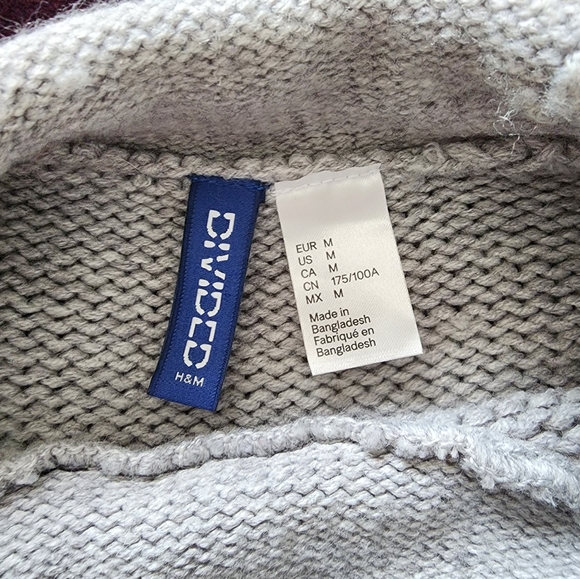 Grey & beige sweater - Picture 3 of 4